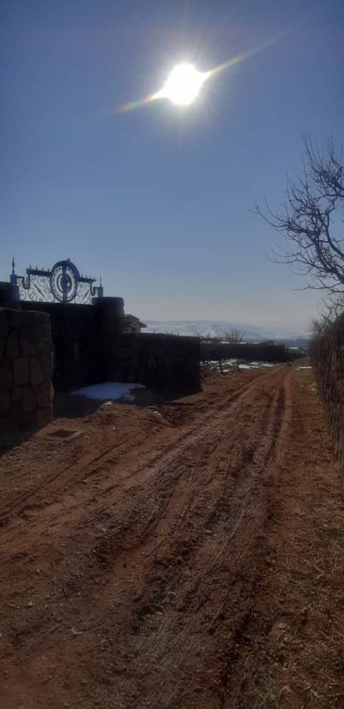 باغ 600 متری دیوارکشی شده در روستای جابان