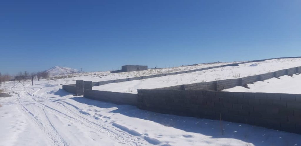 زمین و باغچه 2000 متری در روستای جابان