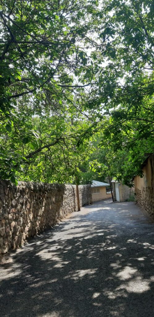 باغچه وخونه قدیمی در ایئنورزان دماوند